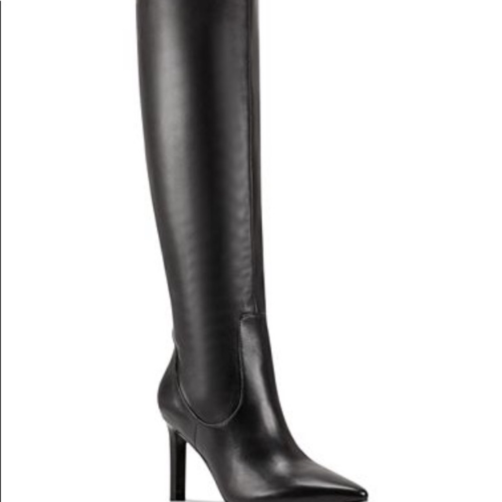 Nine West Black Leather Boots